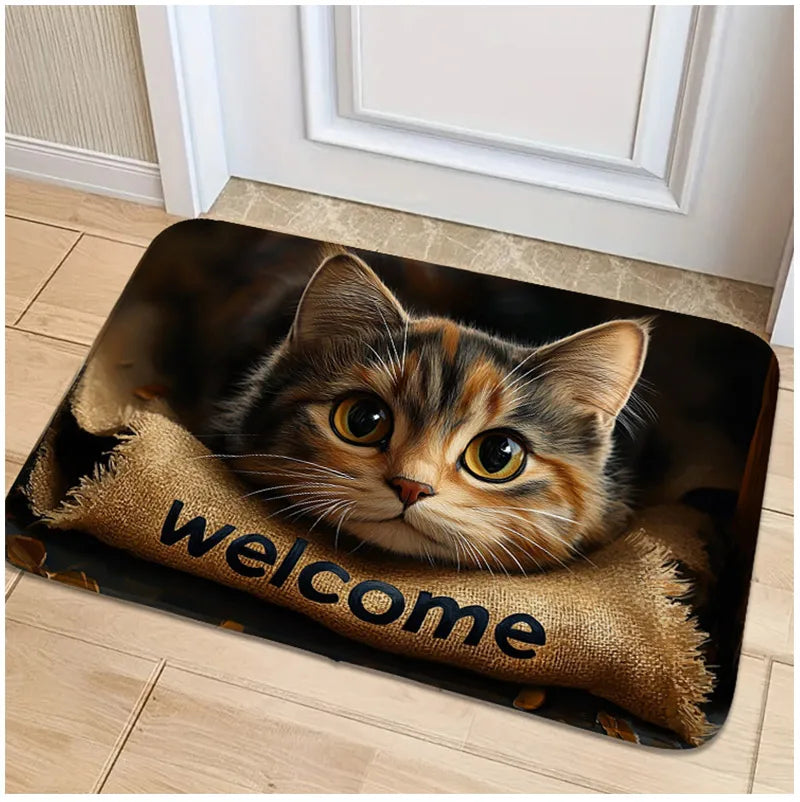 Felpudo Decorativo con Estampados de Yorkshire Terrier | Animal Home Collection