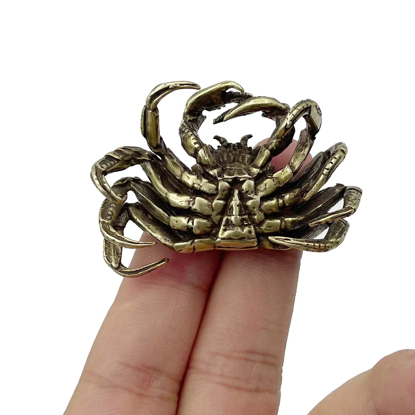 Cangrejo de latón – Una joya marina en miniatura | Animalium Laton Art