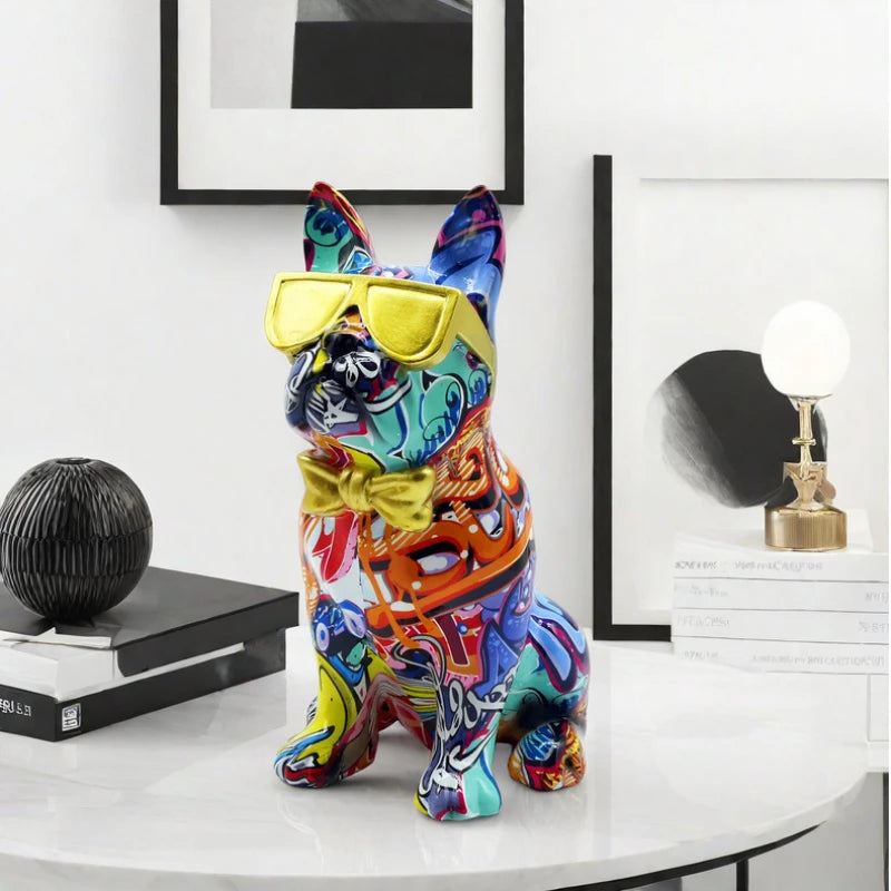 Bulldog Pop Élite – Escultura Urbana