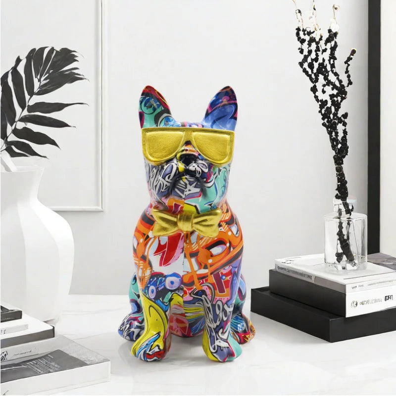 Bulldog Pop Élite – Escultura Urbana