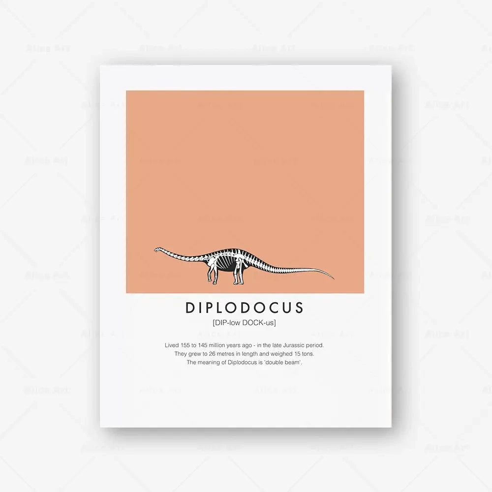 Jurassic Frames – Colección Animal Art - Marco dinosaurio decor