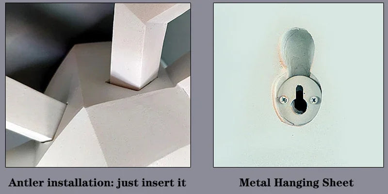 Deer Geometry™ – Escultura 3D de Ciervo en Resina para Pared (Exclusivo AnimalArtBuy®)