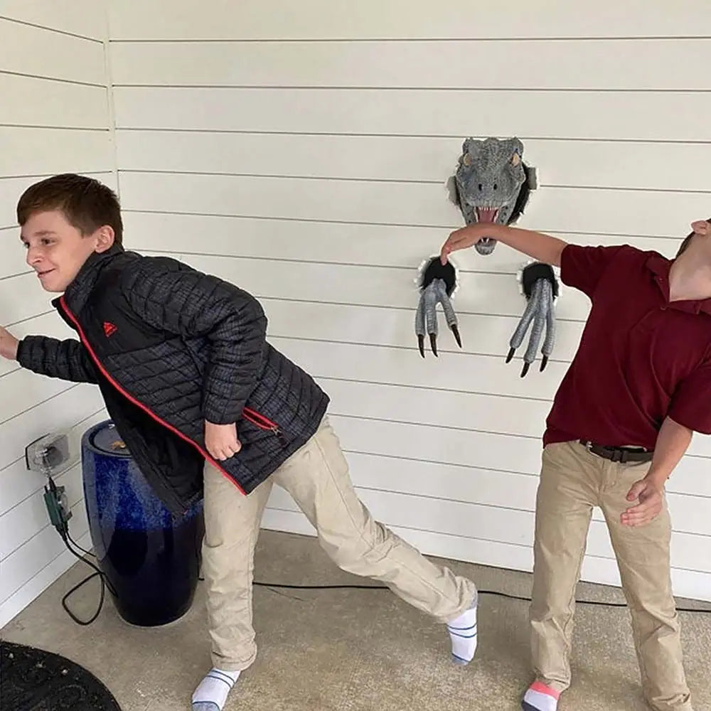Raptor Breakout™ – Dinosaurio 3D de Resina para Pared (Exclusivo AnimalArtBuy®)