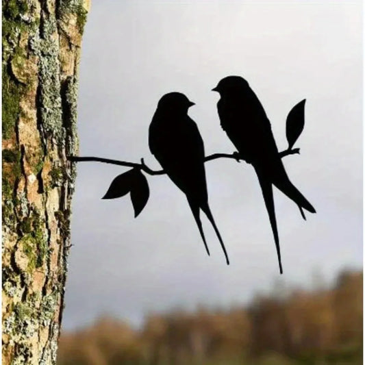 Silueta de Pájaros en Vuelo – Escultura de Metal 3D By Animal Art