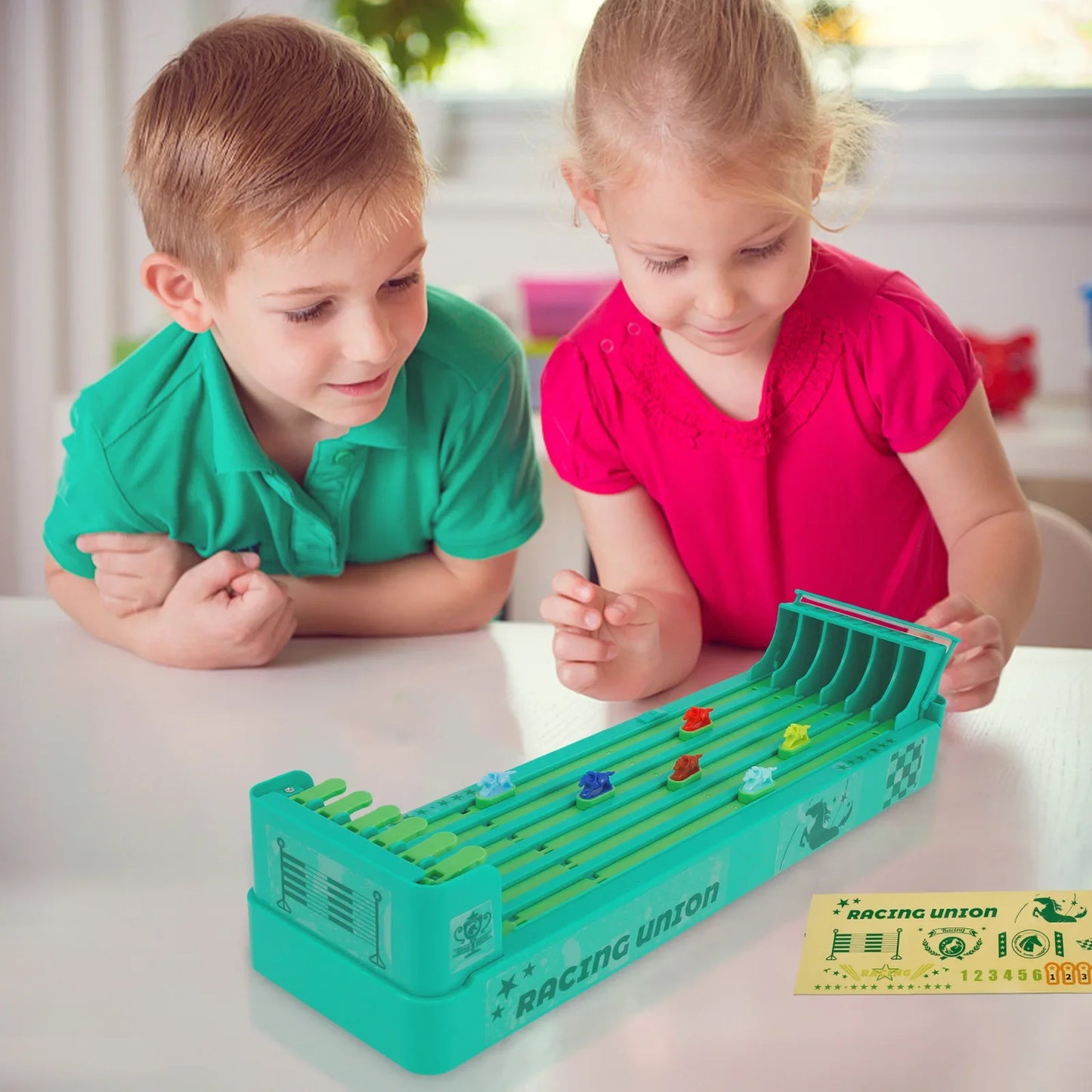 juego carreras caballos jinetes niños infantil
