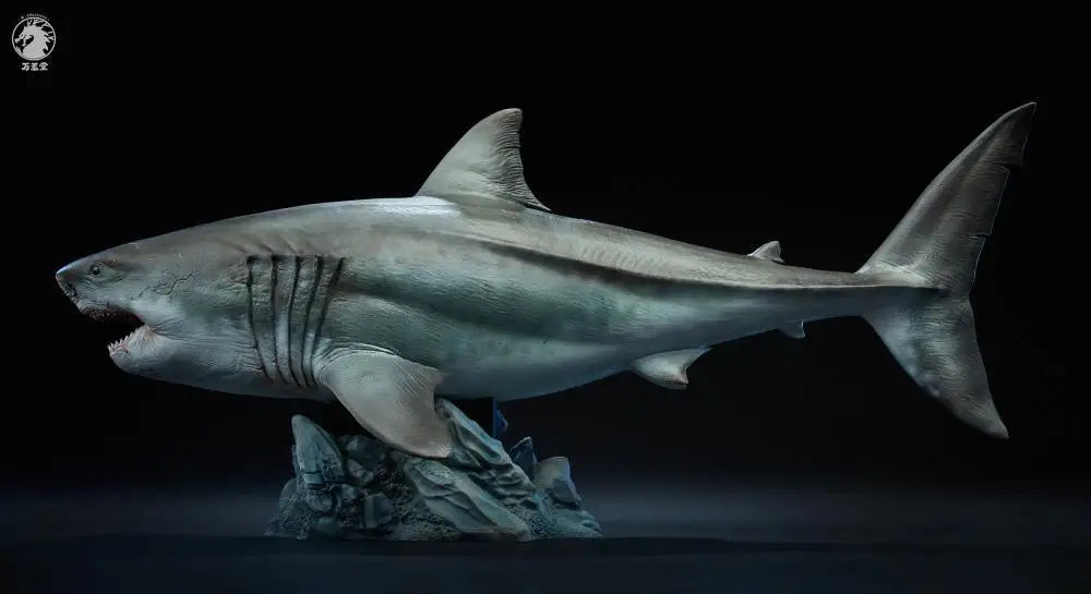 megalodon prime edición animal art estatua
