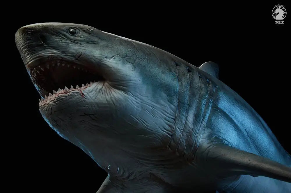 megalodon prime edición animal art estatua