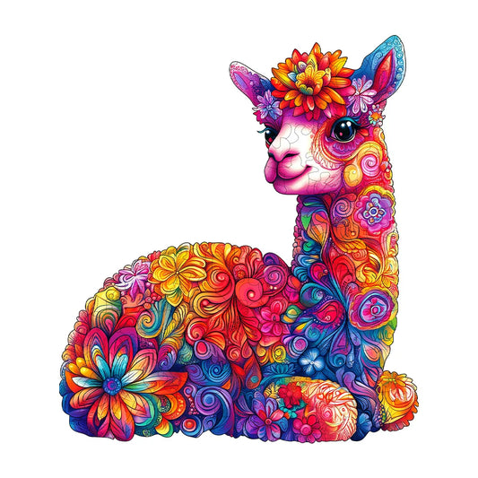 Alpaca Color Dreams – Puzzle 3D Artístico