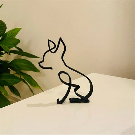 Canis Artis™ – Escultura Metálica Forjada a Mano chihuahua nimal Art