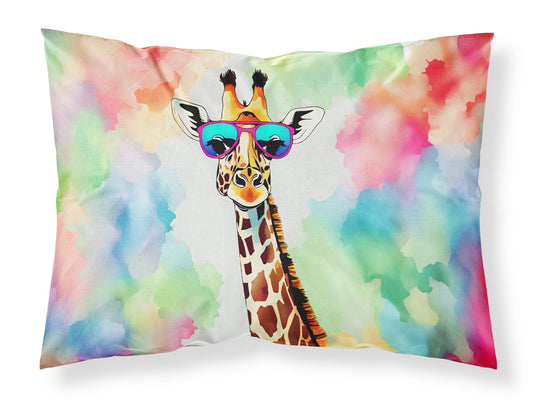 Funda de Almohada Jirafa Hippie - Elegancia Safari Bohemia
