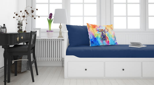 Funda de Almohada Alce Hippie - Decoración Rústica Bohemia