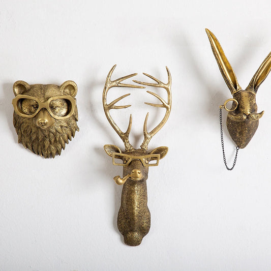 Nordic Wise Animals™ – Colección Exclusiva de Esculturas de Pared AnimalArtBuy®