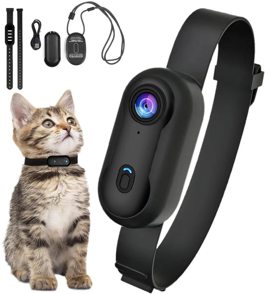 PetView 4K – Mini Cámara de Cuello 4K HD para Mascotas con WiFi | TechPets by AnimalArtBuy