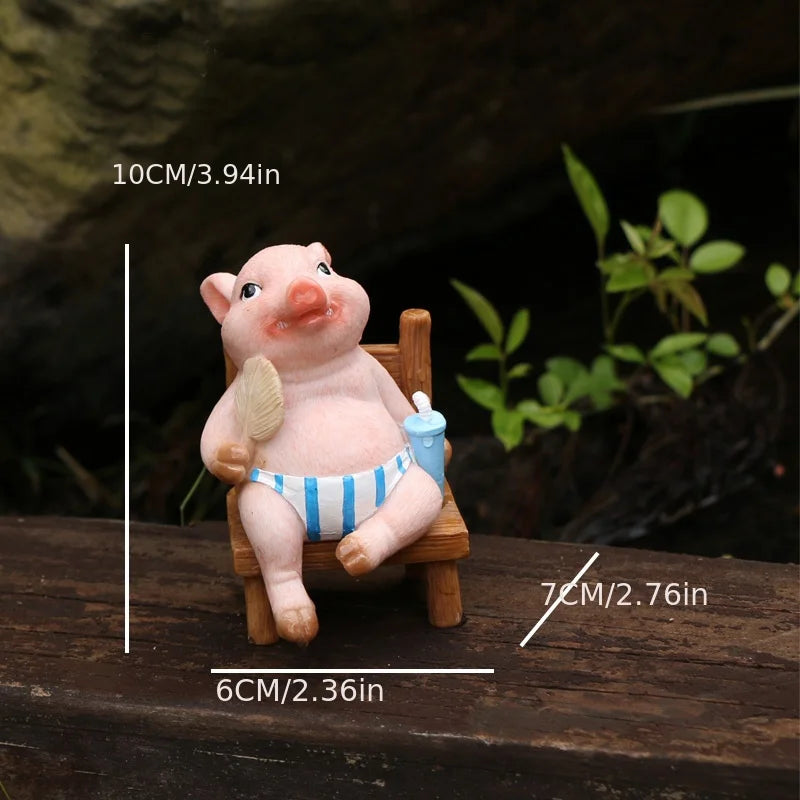Mini Figuras de Cerdos Graciosos - Colección Animalística
