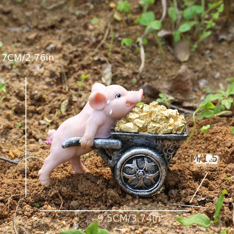 Mini Figuras de Cerdos Graciosos - Colección Animalística
