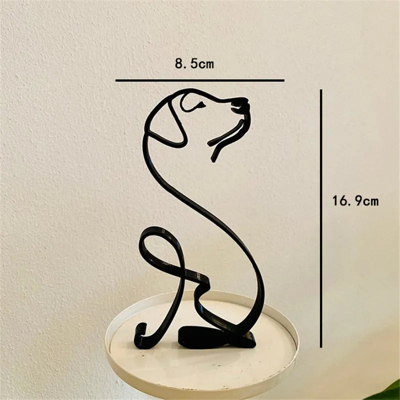 Canis Artis™ – Escultura Metálica Forjada a Mano