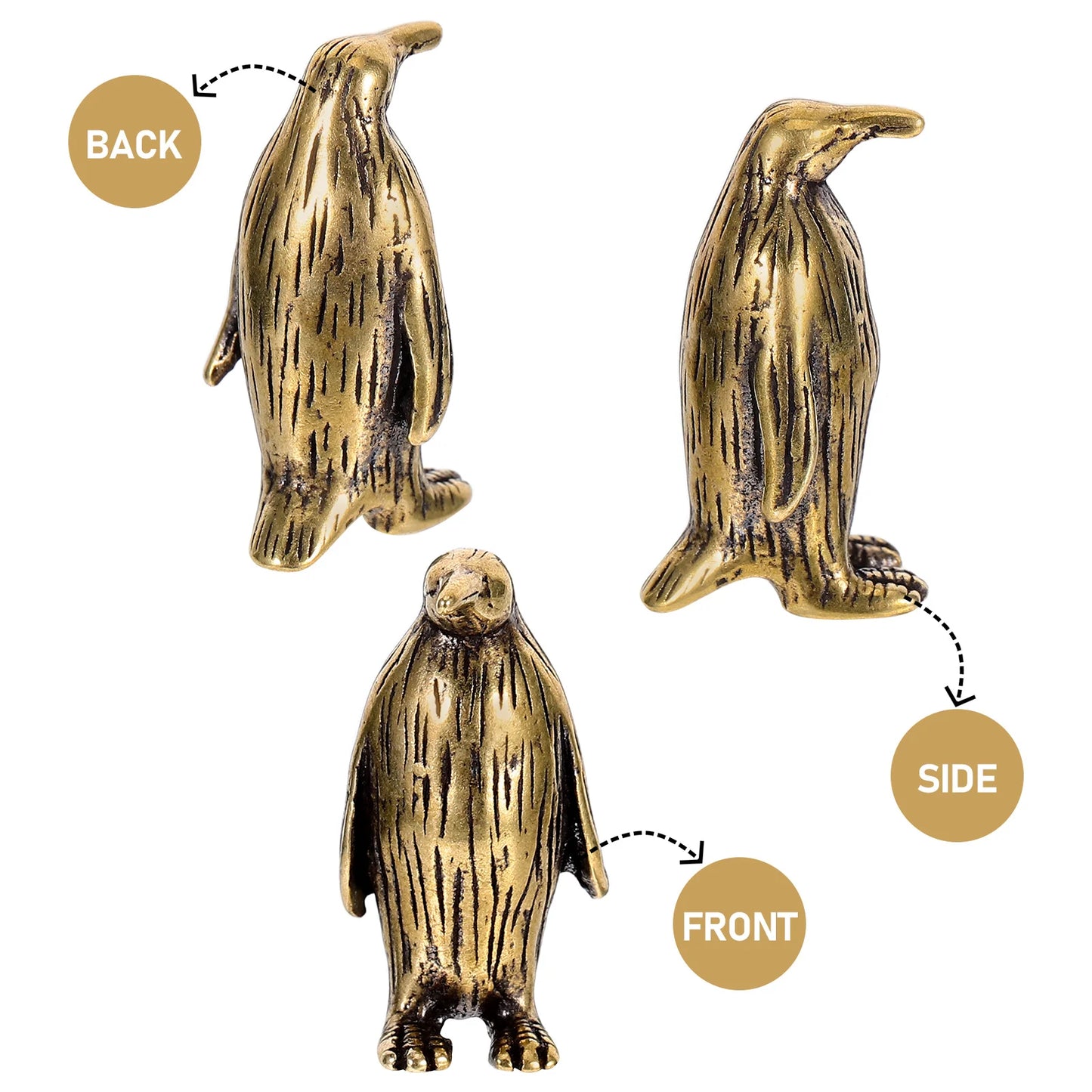 Pingüino de colección – Elegancia polar en miniatura | Animalium Laton Art
