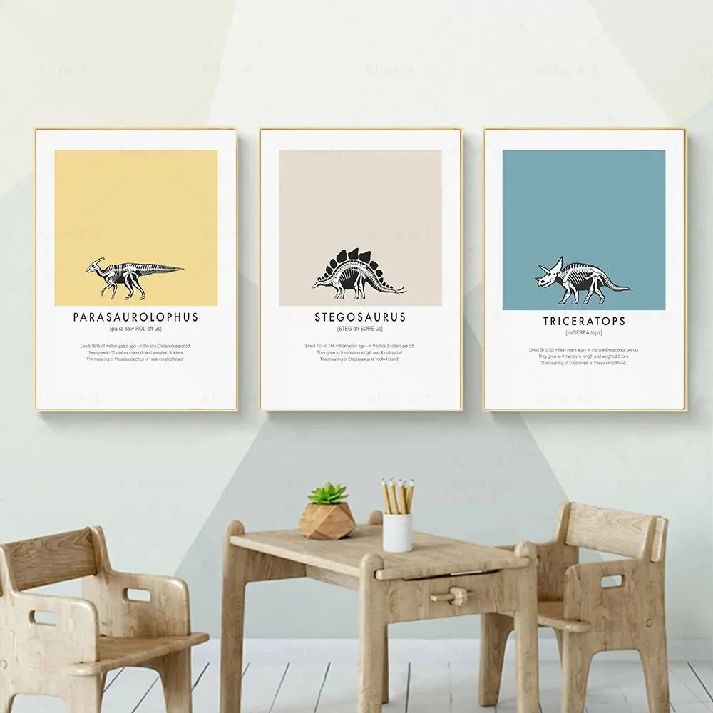Jurassic Frames – Colección Animal Art - Marco dinosaurio decor