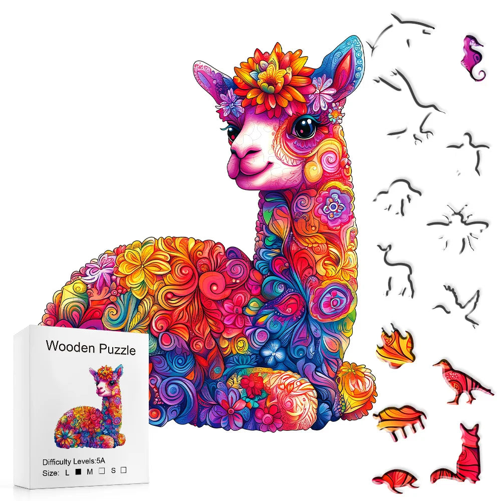Puzzle 3D Alpaca “Sueños de Colores
