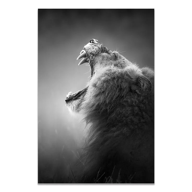 Sombras Salvajes – Colección en Blanco & Negro By Animal Art