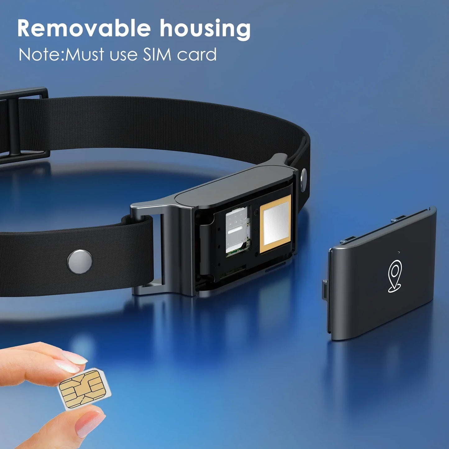 Collar GPS Inteligente 4G para Mascotas | Localización en Tiempo Real y Diseño Premium