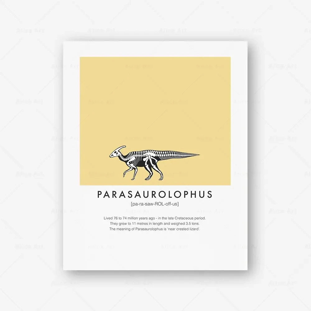 Jurassic Frames – Colección Animal Art - Marco dinosaurio decor