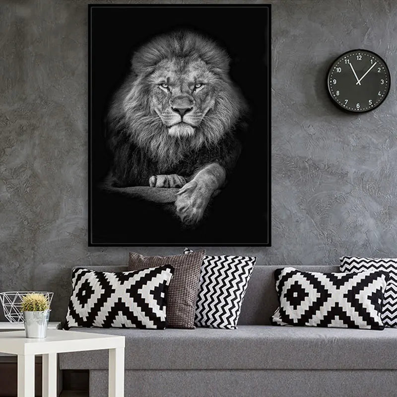 Sombras Salvajes – Colección en Blanco & Negro By Animal Art