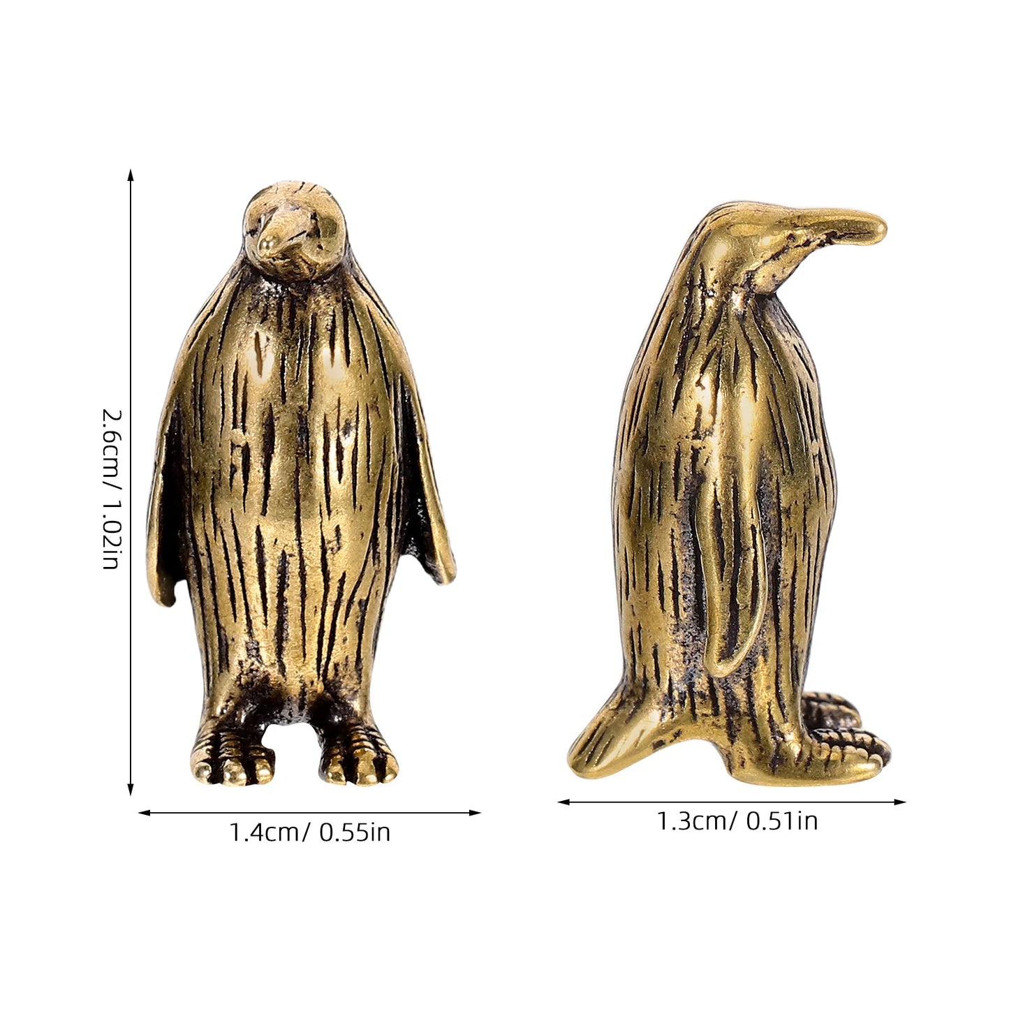 Pingüino de colección – Elegancia polar en miniatura | Animalium Laton Art