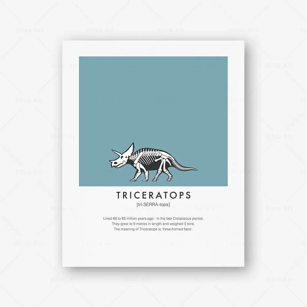 Jurassic Frames – Colección Animal Art - Marco dinosaurio decor