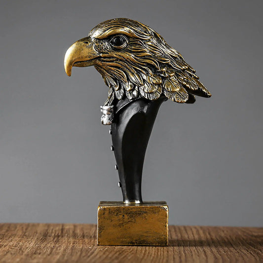 Escultura Águila Decorativa - Arte Animal Moderno para Hogar y Oficina