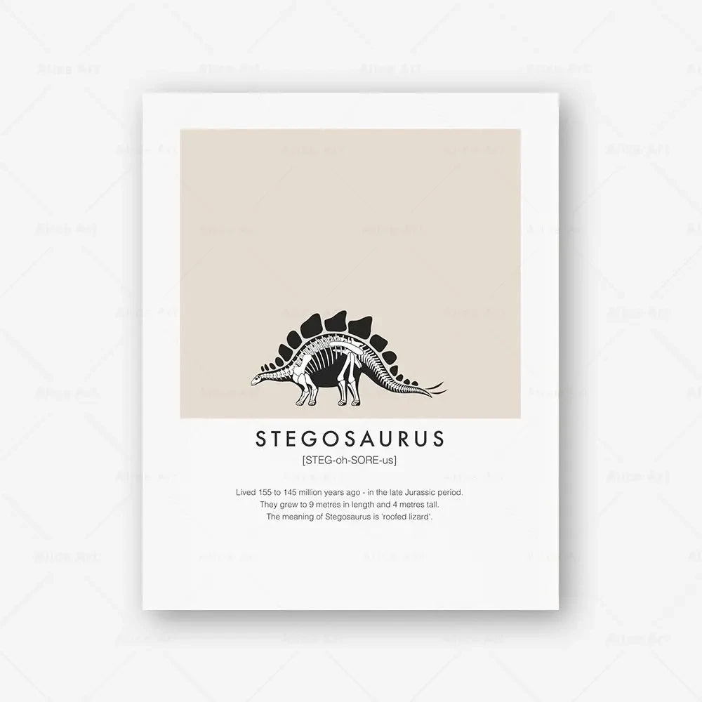 Jurassic Frames – Colección Animal Art - Marco dinosaurio decor