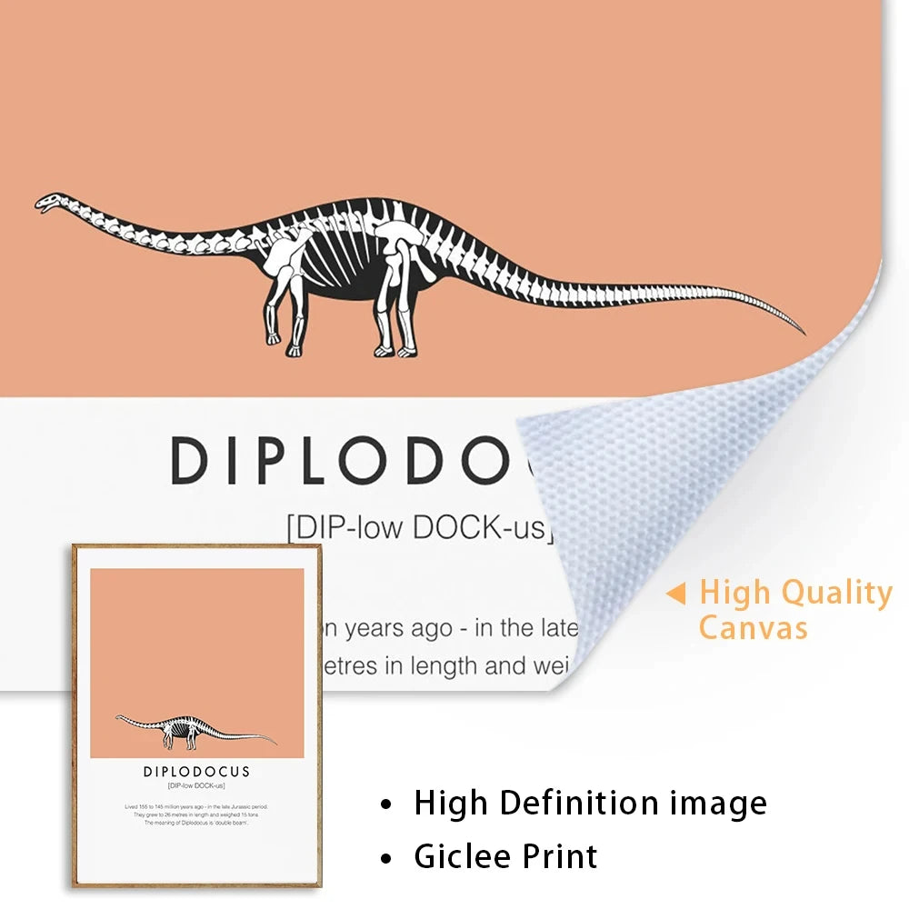 Jurassic Frames – Colección Animal Art - Marco dinosaurio decor