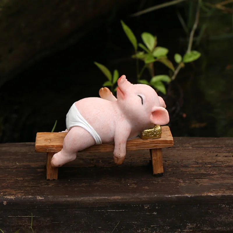 Mini Figuras de Cerdos Graciosos - Colección Animalística